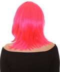 Short Neon Pink Wig