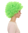 Green Afro Wig 