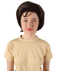  USA First Lady Brown Bouffant Brunette Wig