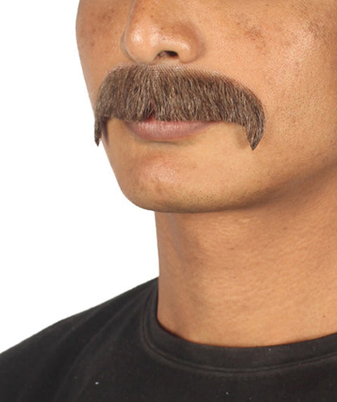 Brown Horseshoe Moustache
