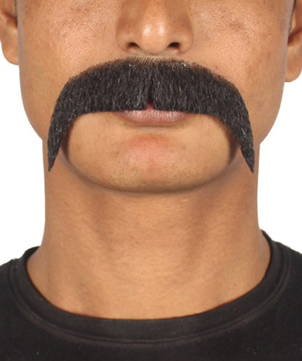 Gray Fu Manchu Moustache