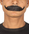 Black Handlebar Mustache