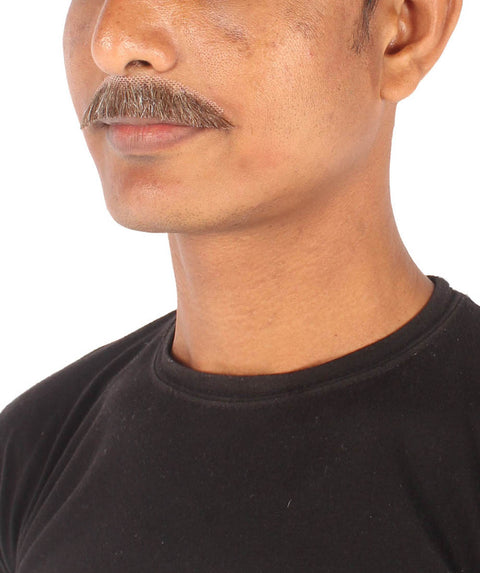 Human brown mustache