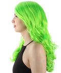Adult Women's Carnival Mardi Gras Wavy Style Wig | Cosplay Halloween Wig | Multiple Colors Option | Premium Breathable Capless Cap