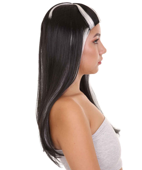 Women's Monster Wig | Two Toned Halloween Wig | Premium Breathable Capless Cap.