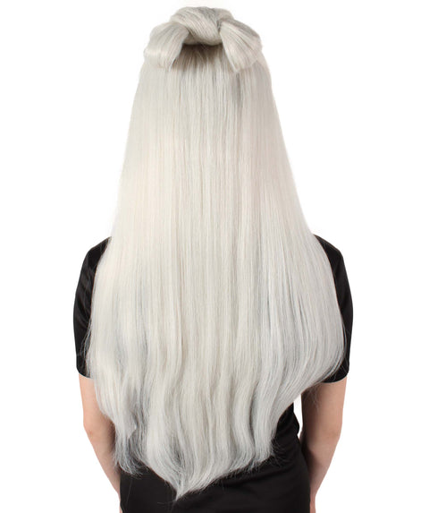 Women's Role-playing Anime Video Game White Wig