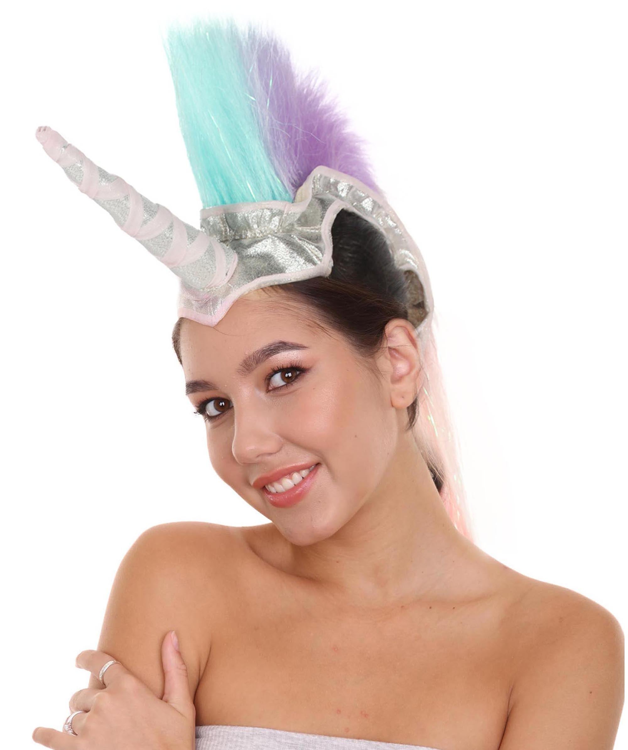Unicorn Mohawk Headpiece - HalloweenPartyOnline display picture 1