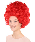 Red Curly Queen Wig