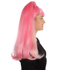 Women's Rapper Pink Ponytail Wig