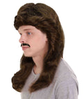 Steve the Pointy Brown Wig and Mustache
