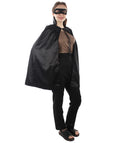 Adult Unisex Superhero Cape with Mask Set Costume | Multiple Color Options Halloween Costume