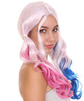 Harley Villain Wig | Multi-color Cosplay Womens Wig | Premium Breathable Capless Cap