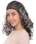Black & White Curly Wicked Witch Wig