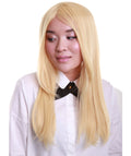 Women’s Anime-themed Long Middle-Parted Wig |  Multiple Color Options| Breathable Capless Cap| Flame-retardant Synthetic Fiber