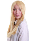 Women’s Anime-themed Long Middle-Parted Wig |  Multiple Color Options| Breathable Capless Cap| Flame-retardant Synthetic Fiber
