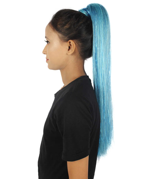 Multi Color Tinsel Ponytail Extensions