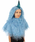 Long Furry Raya Costume Mask and Wig Bundle