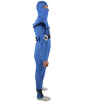 HPO Adult Men's Dark Blue Japanese Covert Assassin  Cosplay Costume Bundle