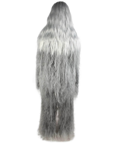 Unisex Bigfoot Horror Wig with Mustache and Beard Bundle