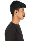 HPO Adult Men's horseshoe style  Human Hair Mustache | Multiple Color Options