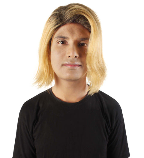 Roots Center-Parted Medium Wig