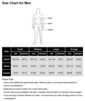 Size Chart for Men