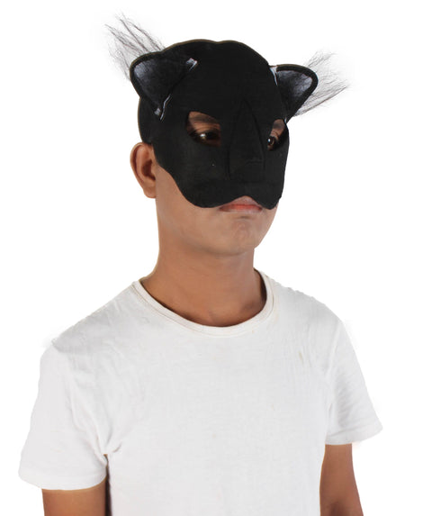 Unisex Black Cat Mask Costume Accessory