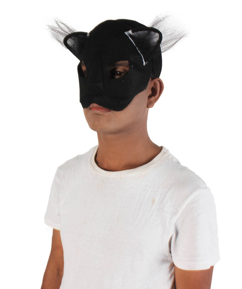 Unisex Black Cat Mask Costume Accessory