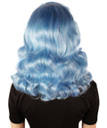 Women’s Vintage Hollywood Blue Retro Curly Wig