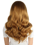 Women's Blonde Ombre Brown Long Wavy Curly Wigs
