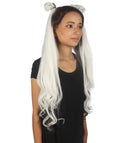 Ari Women's Long Lace Front Wavy Buns With Dark Roots - Adult Fashion Wigs | Nunique | Nunique