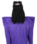 80's Rock Star | Dark Purple Suit with Mock Turtle Neck | Premium Halloween Costume