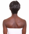 Nunique Women's 10" in. Capless Cap Heat Resistant Iconic Short Pixie Black Wigs - Designed with Adjustable Lining for Universal Comfort - Heat Resistant Synthetic Fibers | Nunique