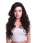 Zaraya Women's Long Bouncy Natural Lace Front Curls - Adult Fashion Wigs | Nunique | Nunique