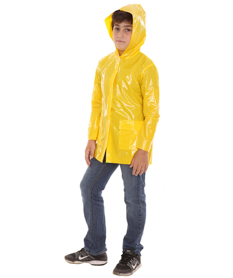 Child Yellow Raincoat Costume